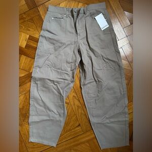 Saks Fifth Avenue Tan Ankle Cropped Pants